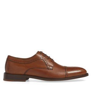 Johnston & Murphy NEW Cap Toe derby leather shoes